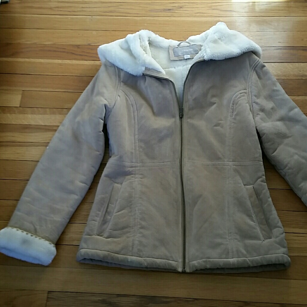 Suede coat